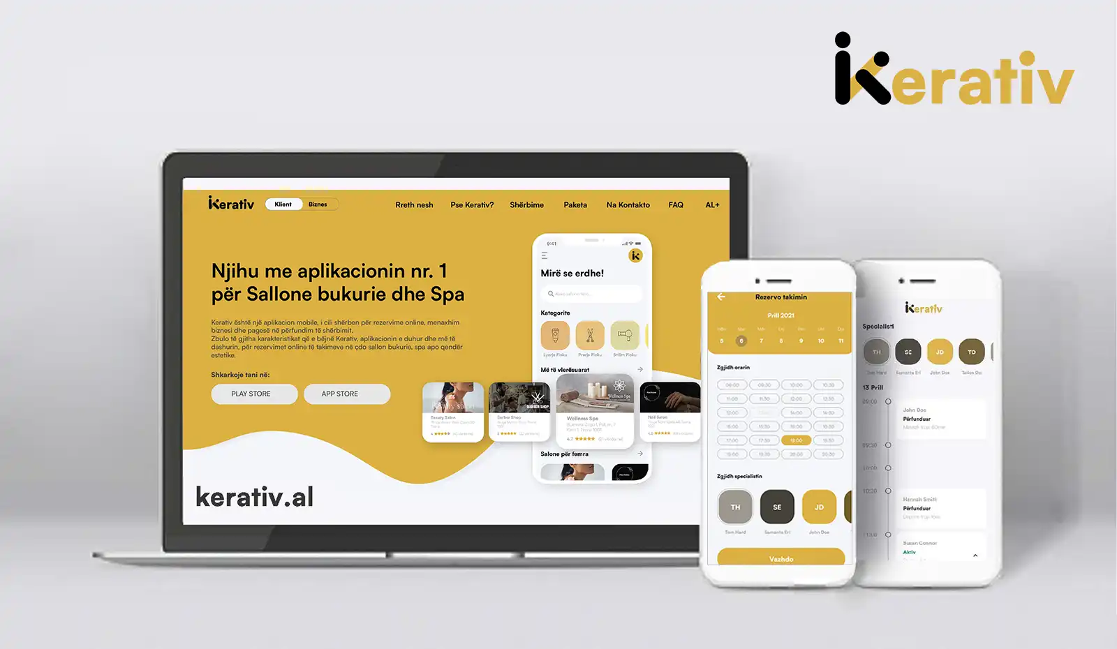 Kerativ Website Design Cover